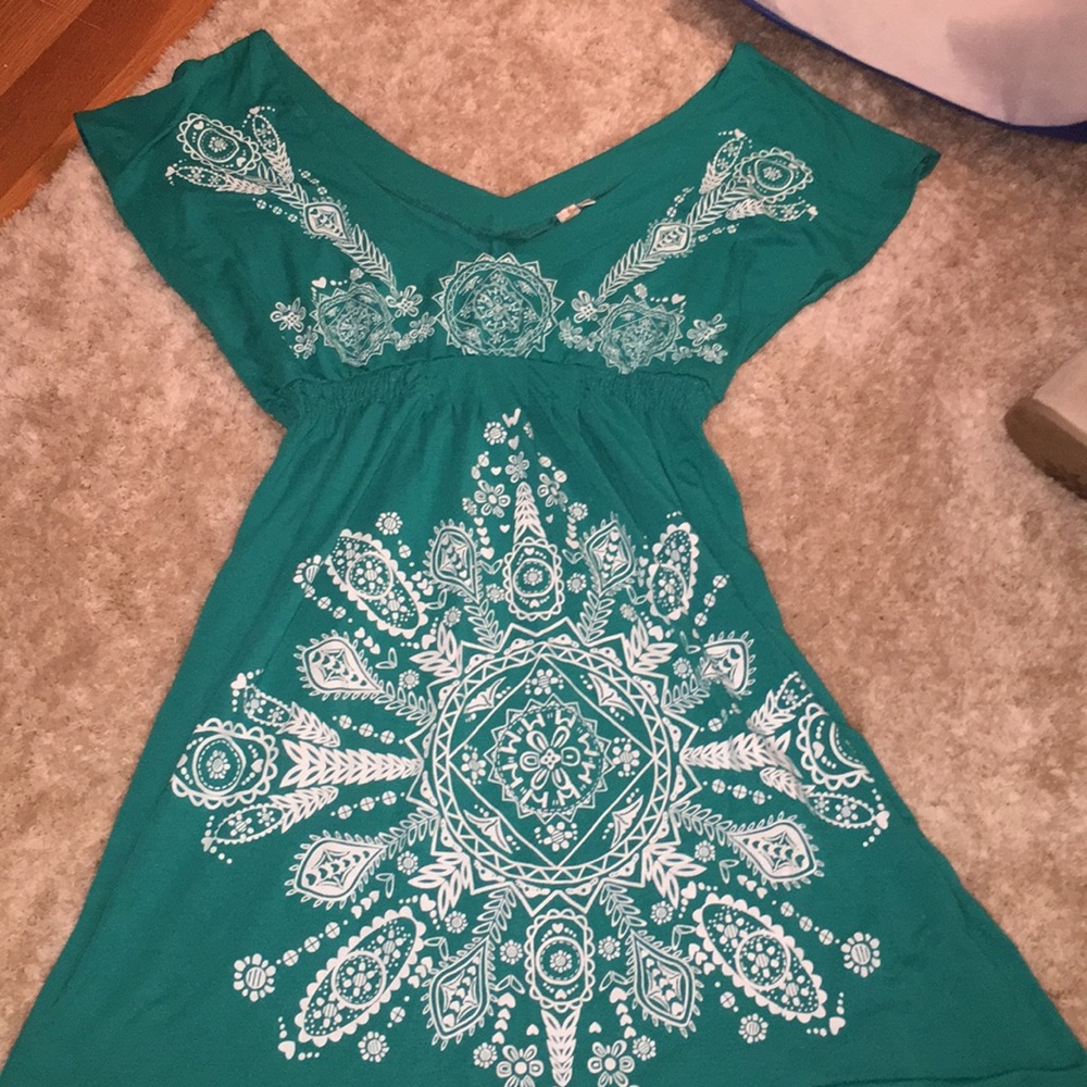 Blue sundress